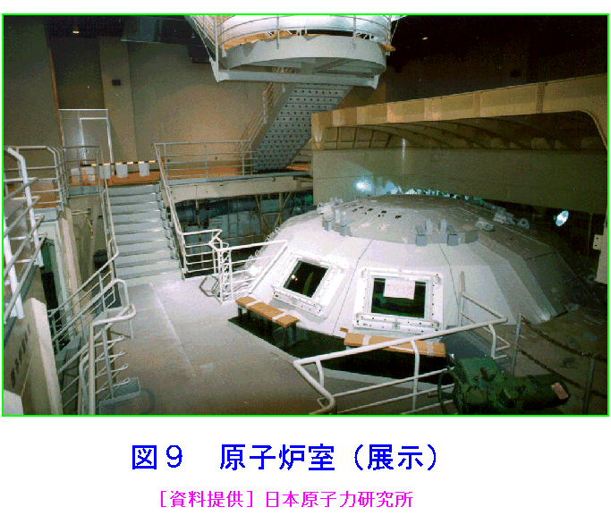 図９  原子炉室（展示）