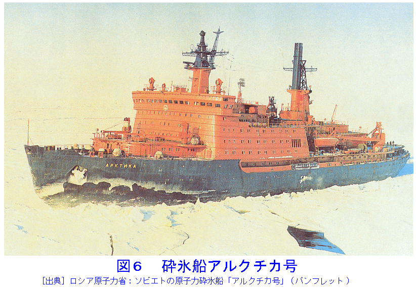 図６  砕氷船アルクチカ号
