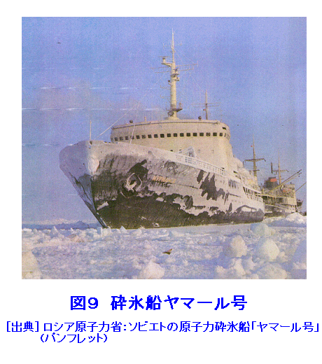 図９  砕氷船ヤマール号