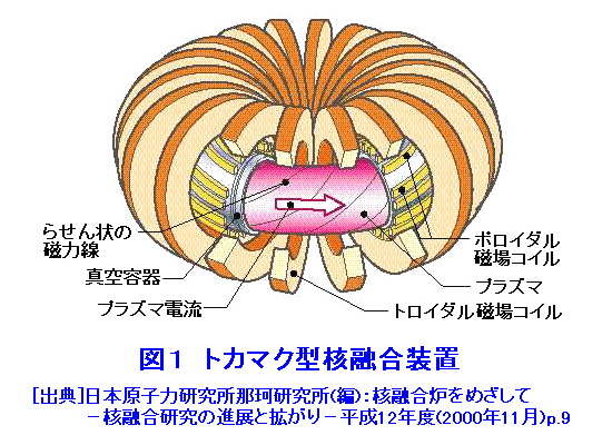 図１  トカマク型核融合装置